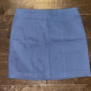 Blue denim mini skirt forever 21
